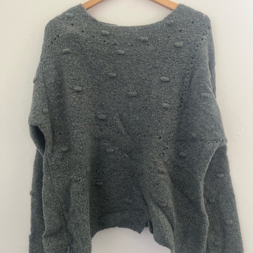 Elegant Charcoal Women's Sweater